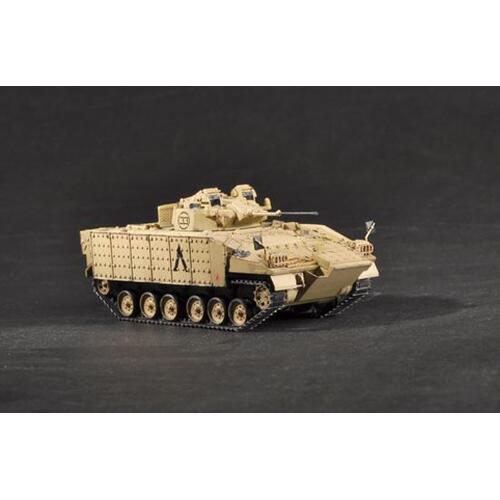 Trumpeter 1/72 British Warrior Tracked Mechanized Combat Vehicle up-armored