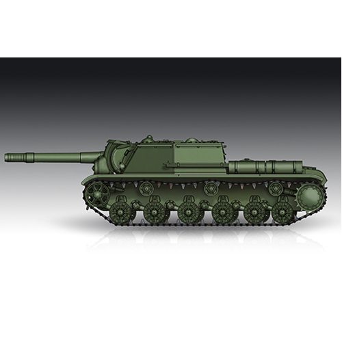 Trumpeter 1/72 Soviet SU-152 Self-propelled Heavy Howitzer – Late Plastic Model Kit