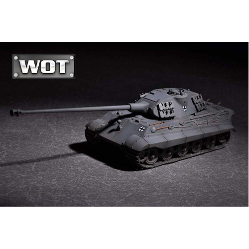 Trumpeter 1/72 German King Tiger (Porsche turret) with 105mm kWh L/68 Plastic Model Kit