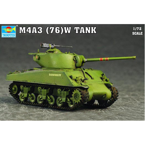 Trumpeter 1/72 M4A3 76(W) Tank