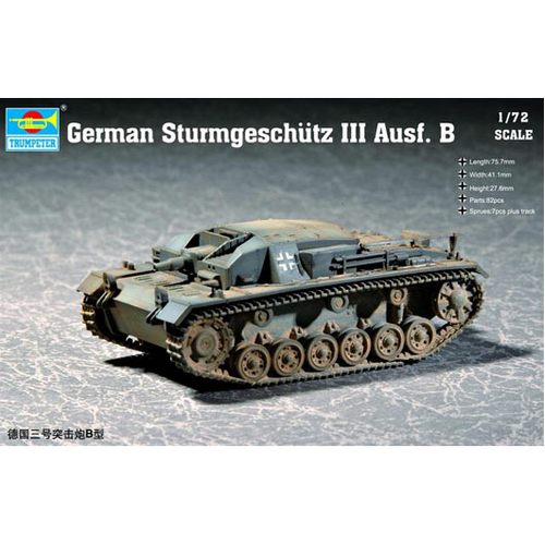 Trumpeter 1/72 German Sturmgeschutz III Ausf. B