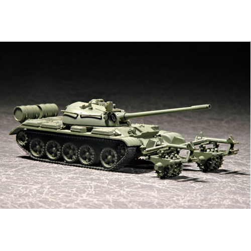 Trumpeter 1/72 Russian T-55 with KMT-5