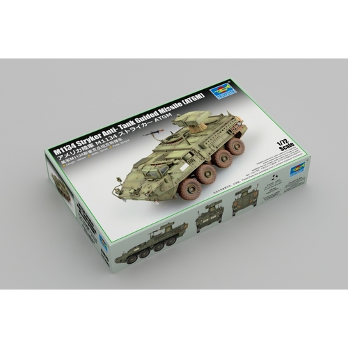 Trumpeter 1/72 M1134 Stryker Anti- Tank Guided Missile (ATGM) Plastic Model Kit