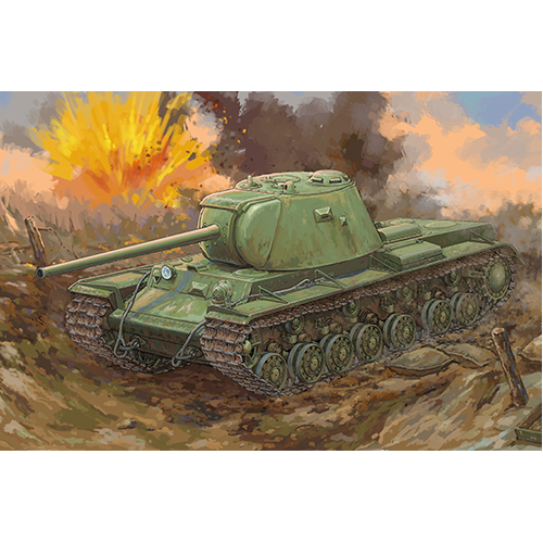 Trumpeter 1/35 Russian KV-3 Heavy Tank Plastic Model Kit