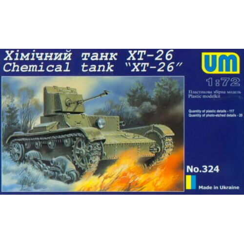 UM-MT 1/72 XT-26 (CHEMICAL TANK T-26 ) Plastic Model Kit