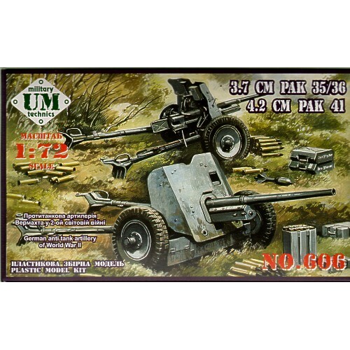 UM-MT 1/72 3,7cm PAK35/35 & 4,2cm PAK 41 Plastic Model Kit