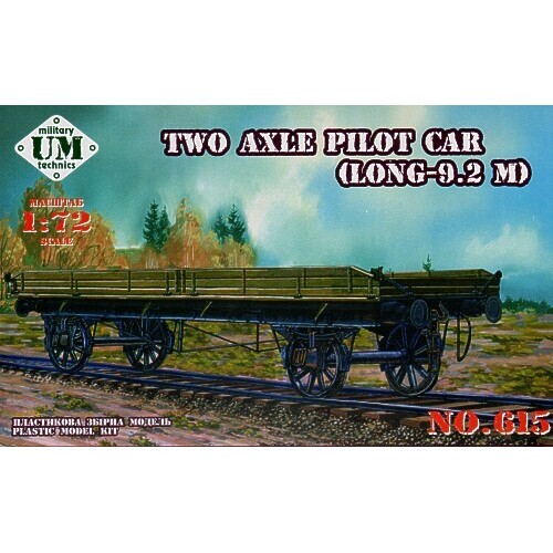 UM-MT 1/72 Two axle long pilot car Plastic Model Kit