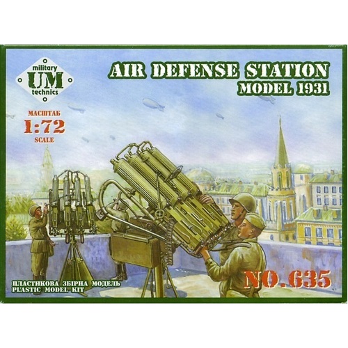 Unimodels 1/72 Air defense station model 1931 Plastic Model Kit