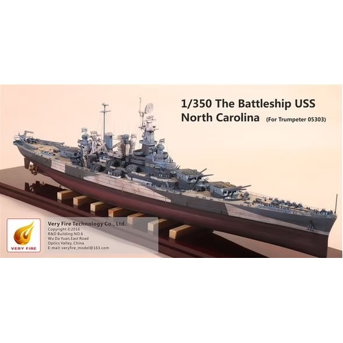 Very Fire 1/350 USS North Carolina Detail Up Set (For Trumpeter)