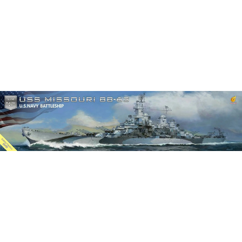 Very Fire 1/350 USS Navy Battleship BB-63 Missouri (Deluxe Edition) Plastic Model Kit