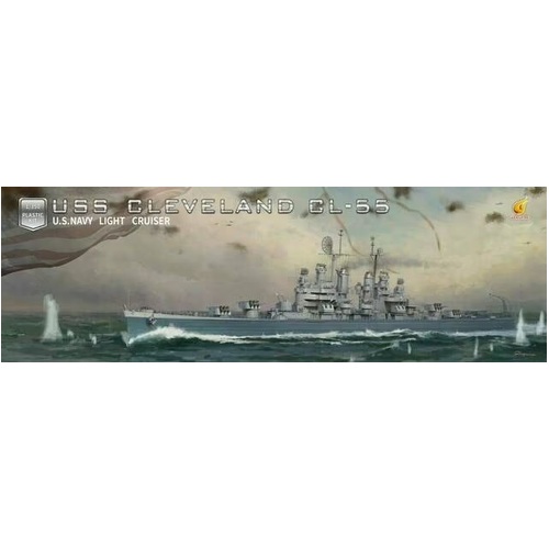 Very Fire 1/350 USS Cleveland Light Cruiser Plastic Model Kit