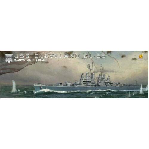 Very Fire 1/350 USS Cleveland Light Cruiser (Deluxe Edition) Plastic Model Kit