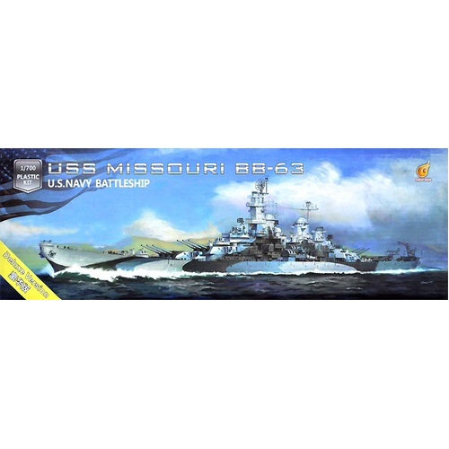 Very Fire 1/700 USS Missouri BB-63 Battleship (Deluxe Edition) Plastic Model Kit