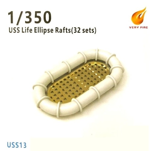 Very Fire 1/350 USS Life Ellipse Rafts (30 sets)