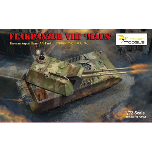 Vespid 1/72 Flakpanzer VIII Maus Plastic Model Kit