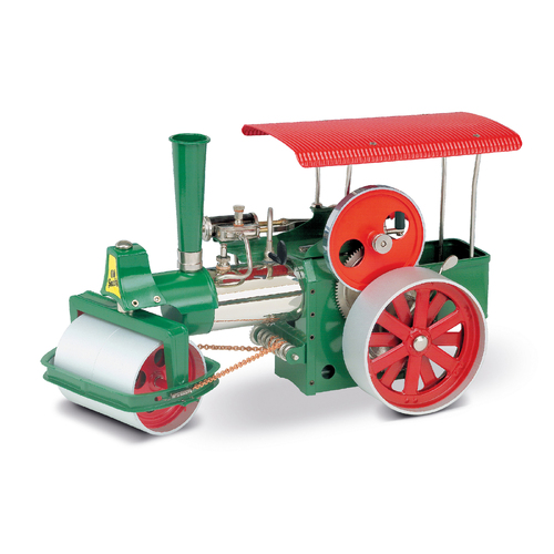 Wilesco D 365 Steam Roller, green