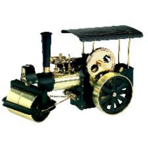 Wilesco D 366 Steam Roller black/brass