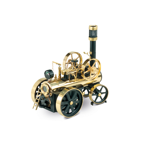 Wilesco D 430 Steam Locomobile black/brass