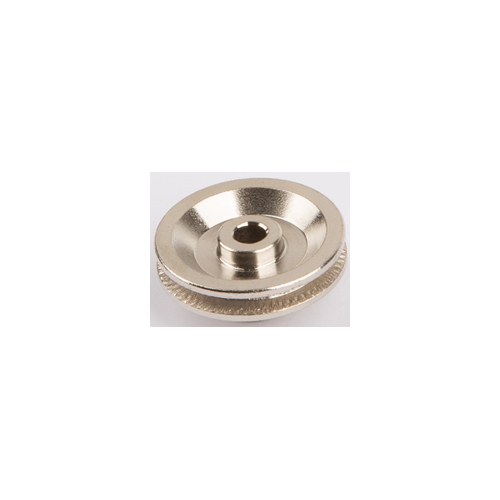 Wilesco Grooved Pulley. Polished Brass. 24 Mm Diameter