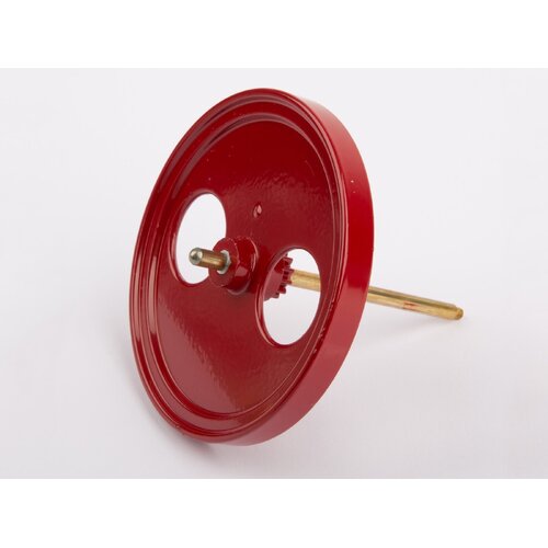 Wilesco Flywheel. 80 mm Diameter. With Axle (D409)