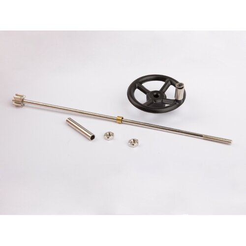 Wilesco Steering. Complete. With Shaft (D366.406.409)