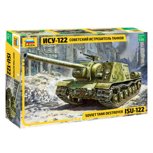 Zvezda 1/35 ISU-122 Plastic Model Kit