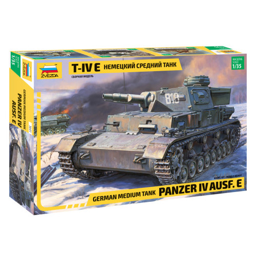 Zvezda 1/35 Panzer IV Ausf.E Plastic Model Kit