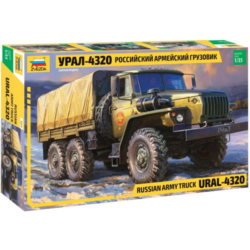 Zvezda 1/35 Ural 4320 Truck Plastic Model Kit