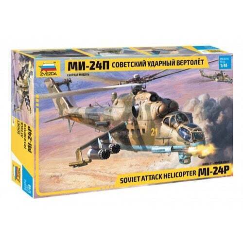 Zvezda 1/48 MIL Mi-24P "Hind F" Plastic Model Kit