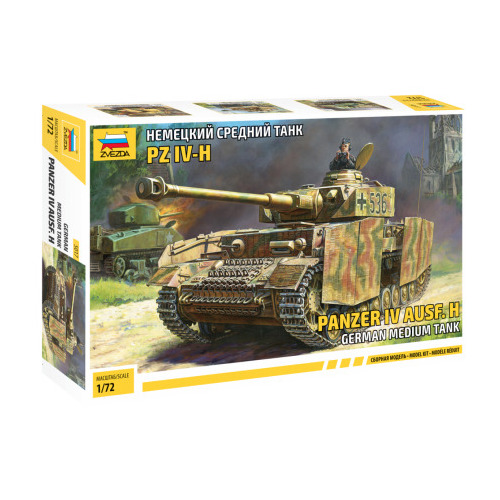 Zvezda 1/72 Panzer IV Ausf.H Plastic Model Kit