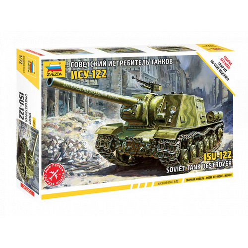 Zvezda 1/72 ISU-122 Plastic Model Kit