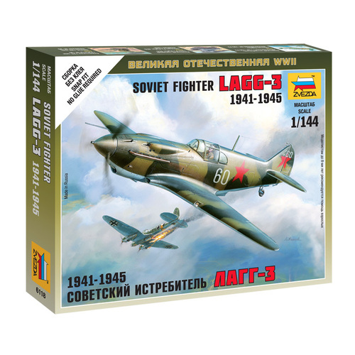 Zvezda 1/144 Soviet Fighter LaGG-3 Plastic Model Kit