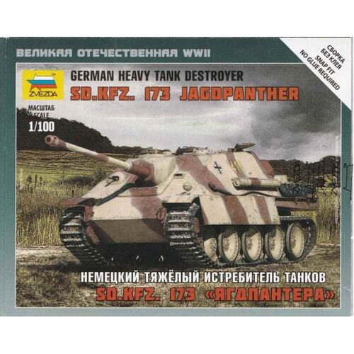 Zvezda 1/100 Sd.Kfz.173 Jagdpanther Plastic Model Kit