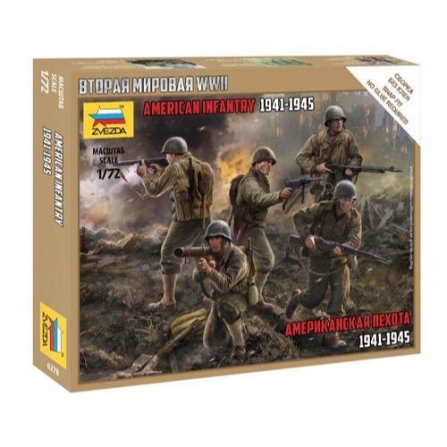 Zvezda 1/72 American Infantry 1941 - 1945 Plastic Model Kit