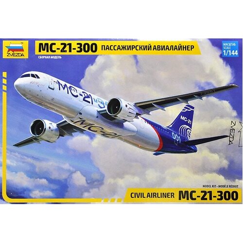 Zvezda 1/144 Irkut MC-21 Civilian Plane Plastic Model Kit