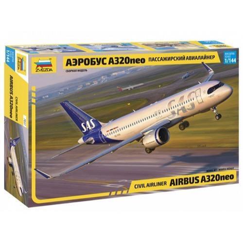 Zvezda 1/144 Airbus A320 NEO Plastic Model Kit