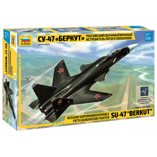 Zvezda 1/72 Sukhoi SU-47 Berkut Plastic Model Kit