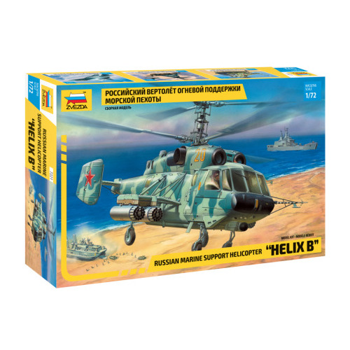 Zvezda 1/72 Kamov KA-29 (RR) Plastic Model Kit