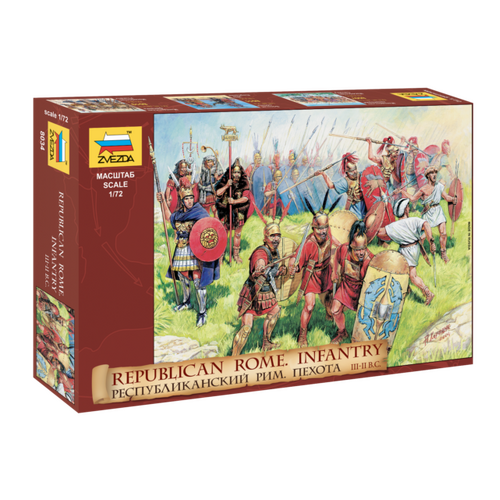 Zvezda 1/72 Republican Rome Infantry (RR) Plastic Model Kit