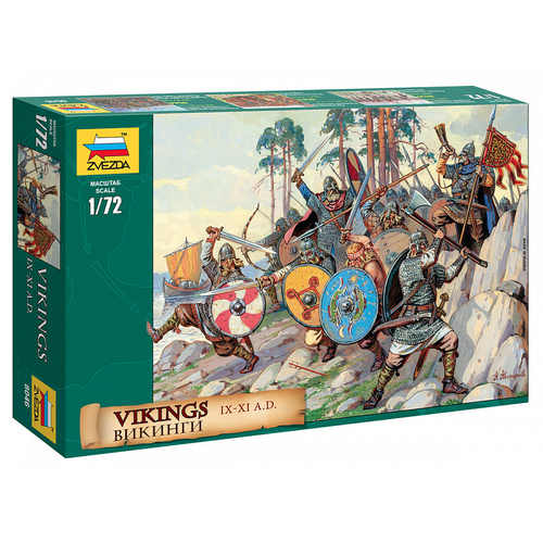 Zvezda 1/72 Vikings Plastic Model Kit