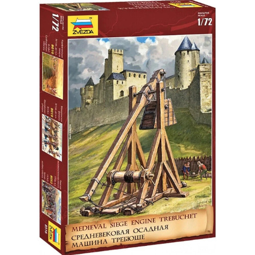 Zvezda 1/72 Medieval Trebuchet (RR) Plastic Model Kit